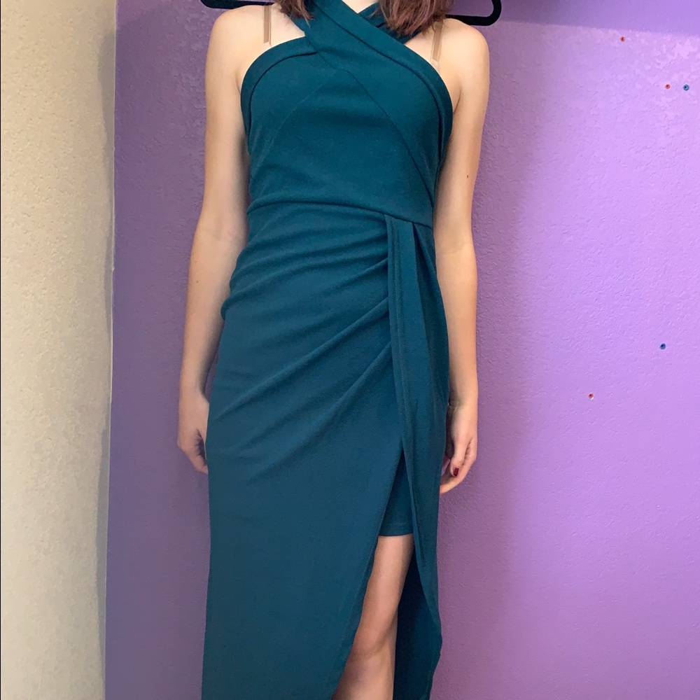 Dark Green Banquet Dress